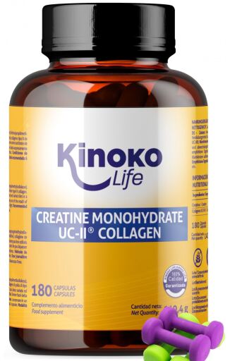 Creatina Monohidratada 3000 mg com Colágeno Uc Ii 180 Cápsulas