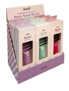 Display Brush Aura Brushes Verde/Roxo/Vermelho 9 Unidades