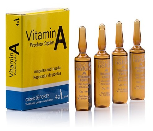 Ampolas de vitamina A 4X10 ml