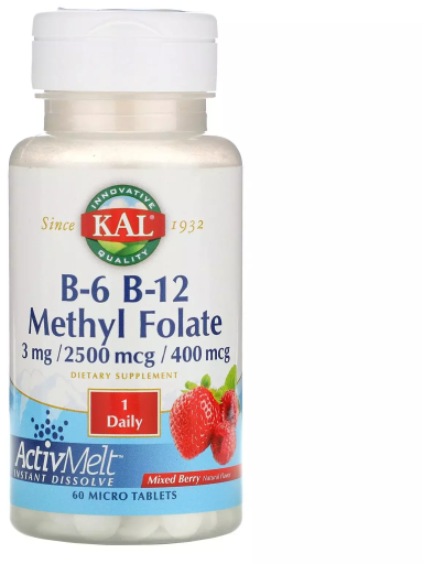 B6 B12 Metil Folato 60 Comprimidos Sublinguais