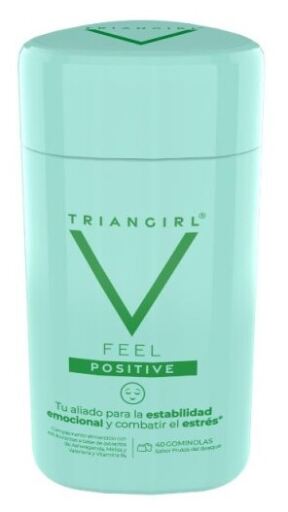 Triangirl Feel Positive Sabor Frutas da Floresta 40 Gomas